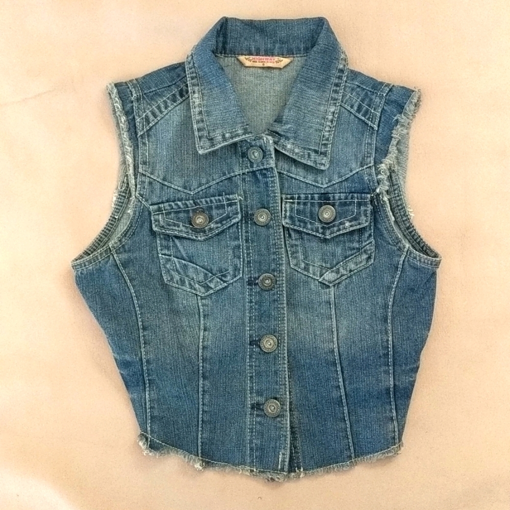 Highway Jeans button up Women's Vest. Excellent condition. Size S. - Picture 1 of 4